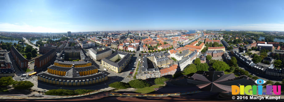 FZ032132-208 View from Our Saviour's Church, Christianshavn, Copenhagen